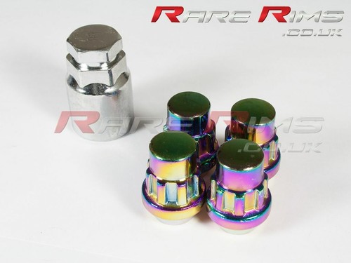 Petrol locking wheel nuts - petrol, x4
