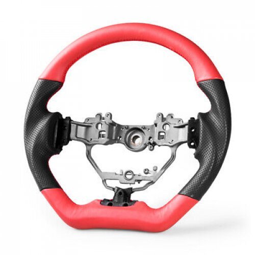 Flat sport steering wheel red - flat,