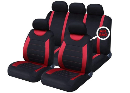 Red black mesh full set - mesh,