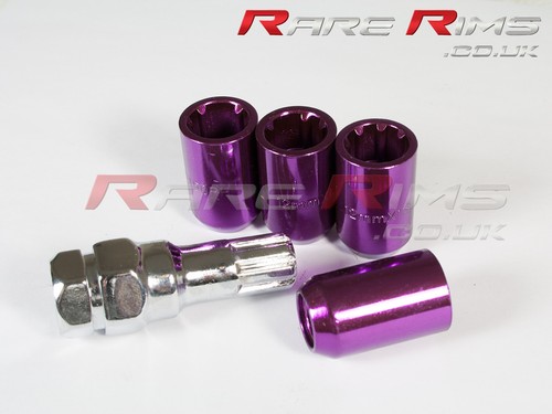 Purple tuner locking nuts - tuner,